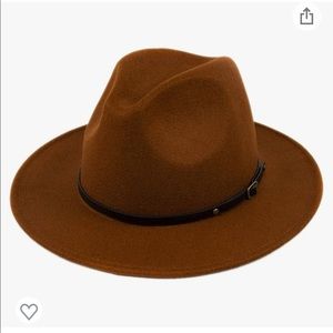 Buckle Wool Fedora Hat